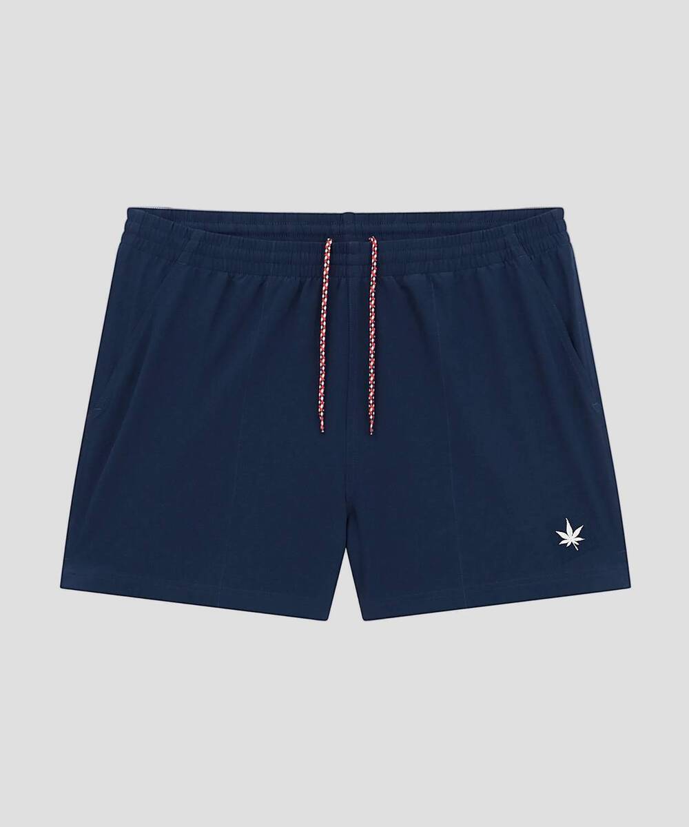 NEW BOAST men's match short in navy white leaf